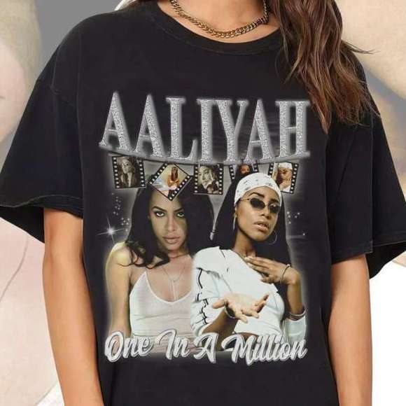 Tops - Aaliyah Singer Shirt 1 Shirt